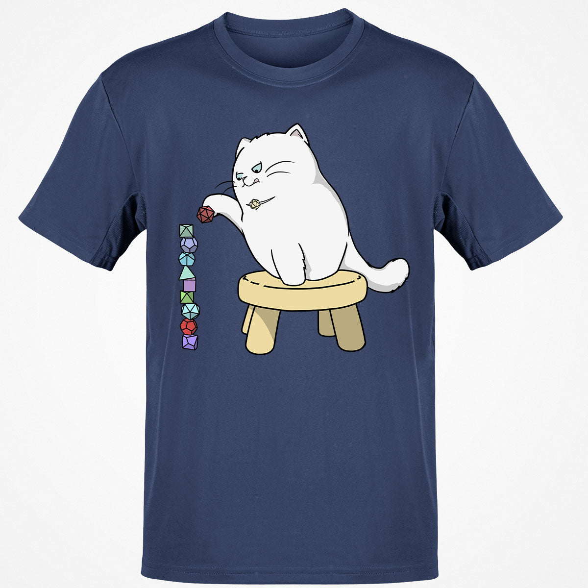 Cat Stacking Dice T-Shirt