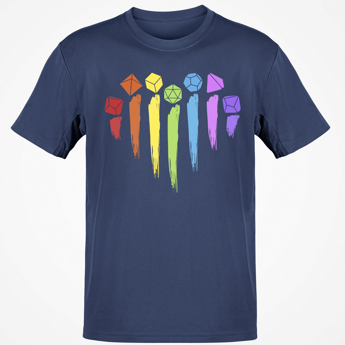Dice Rainbow Heart Shape T-Shirt