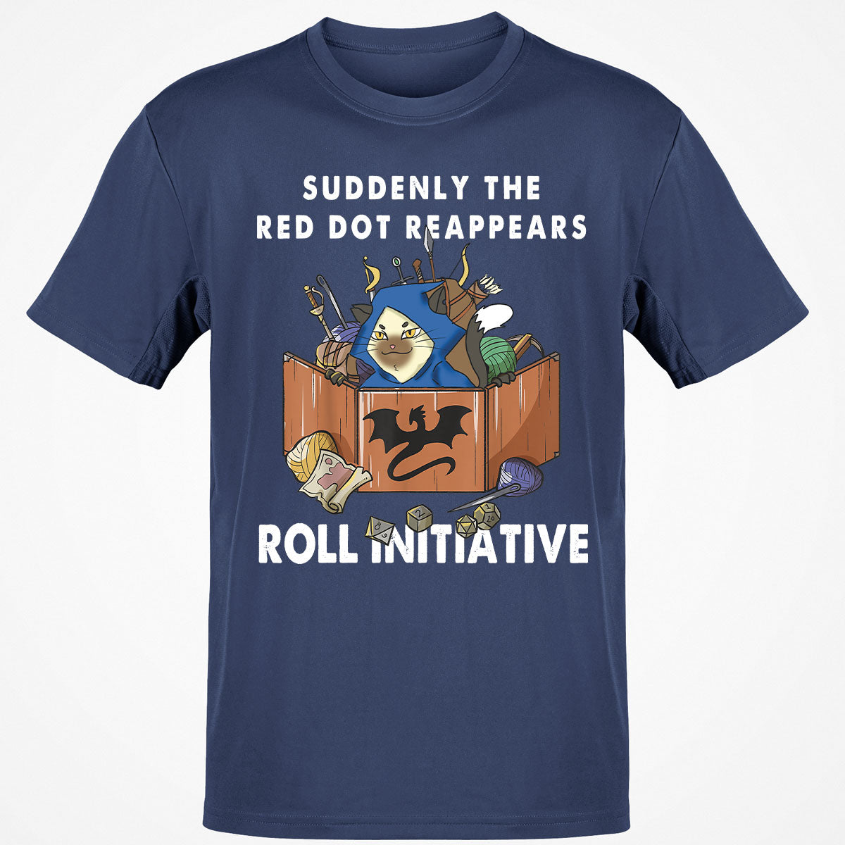 Suddenly The Red Dot Reappears Roll Initiative Classic Unisex T-Shirt