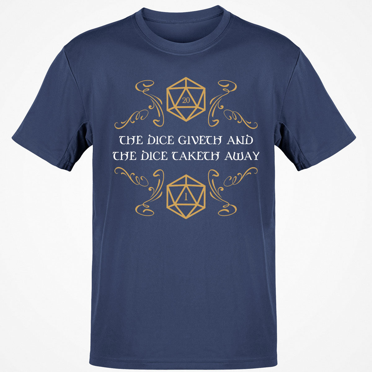The Dice Giveth and Taketh Away Natural 20 and Critical Fail T-Shirt