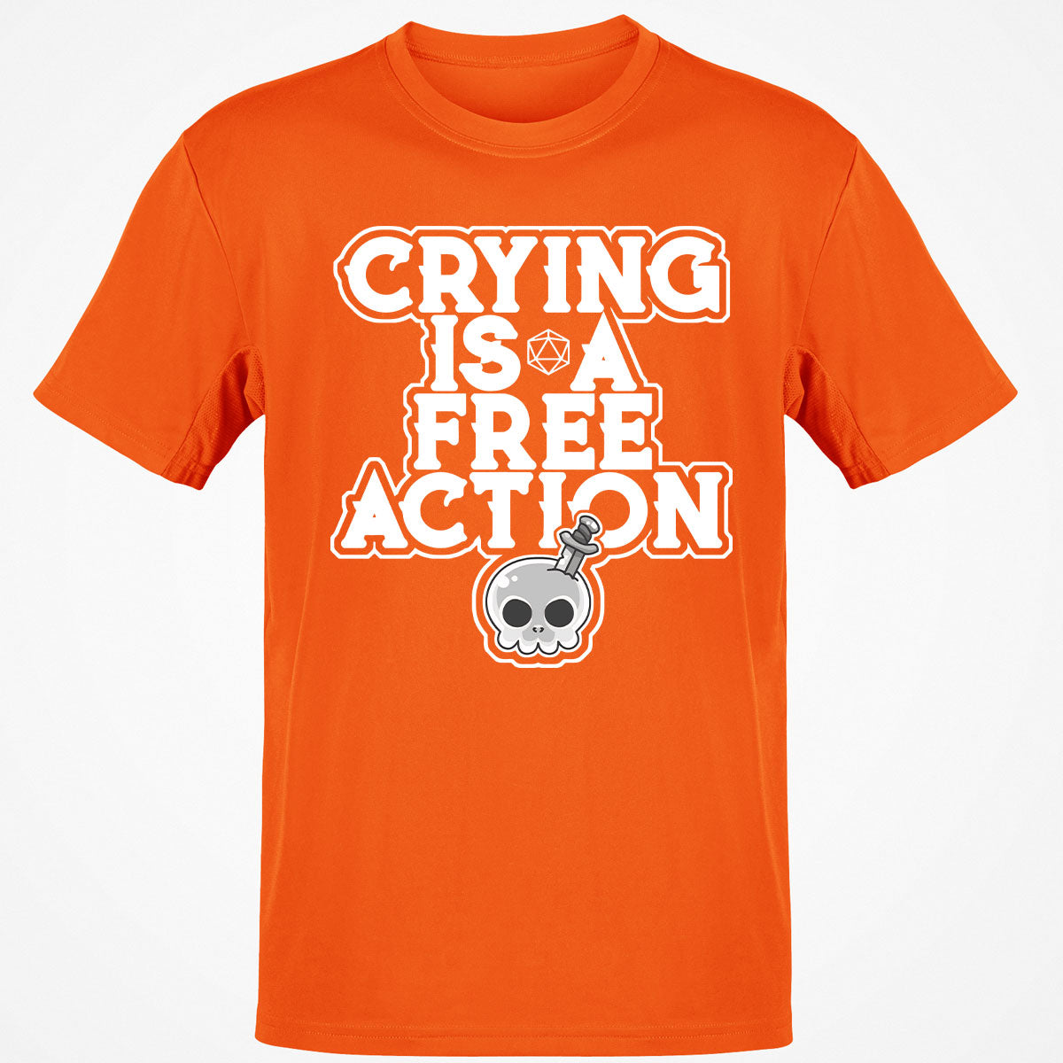 Crying Is A Free Action T-Shirt