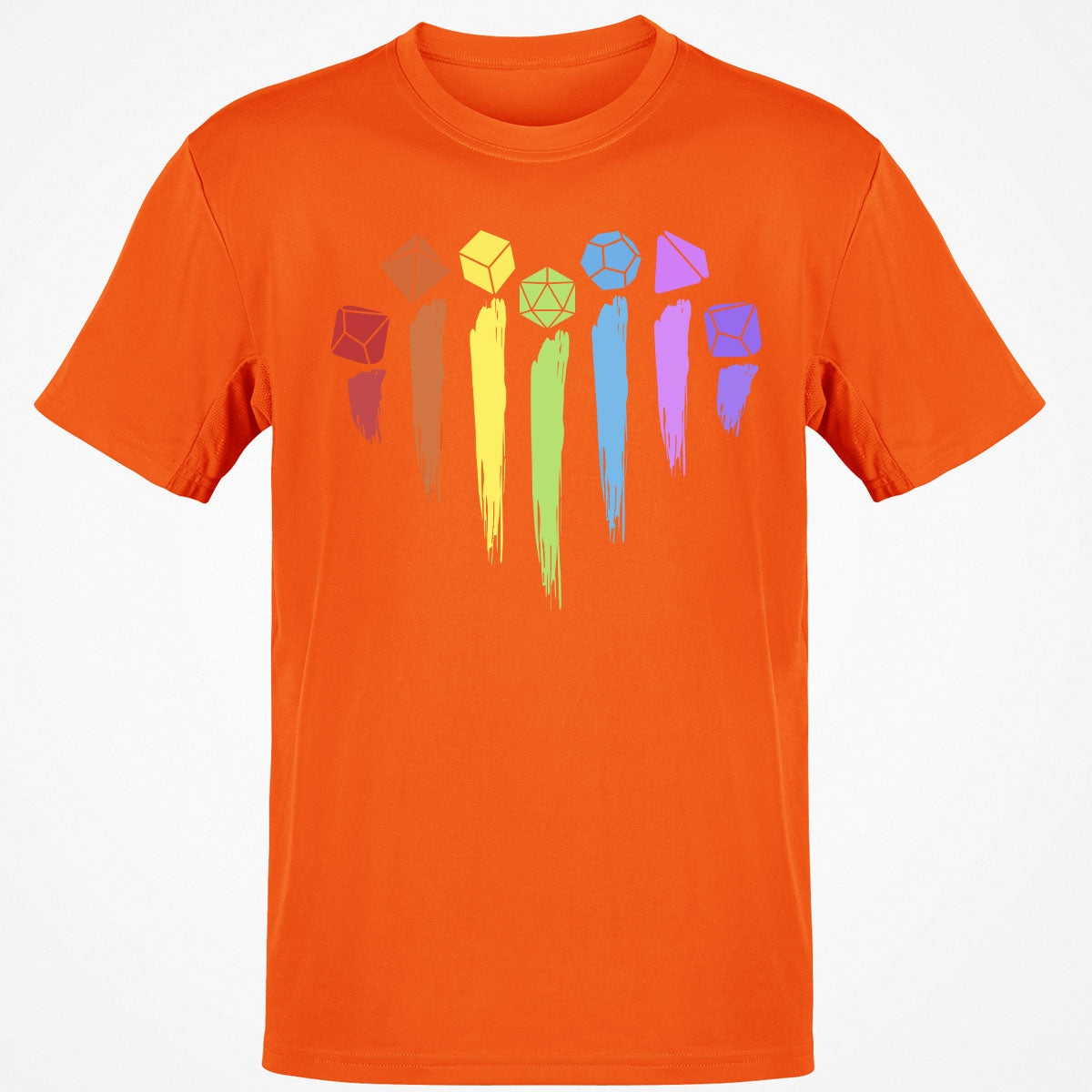 Dice Rainbow Heart Shape T-Shirt