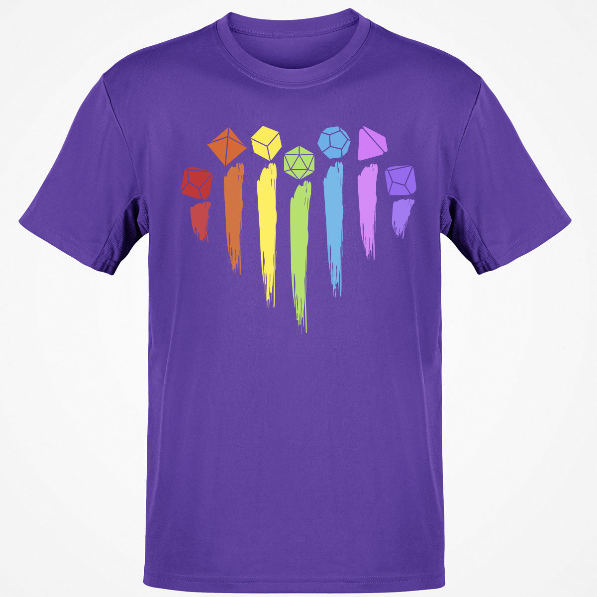 Dice Rainbow Heart Shape T-Shirt