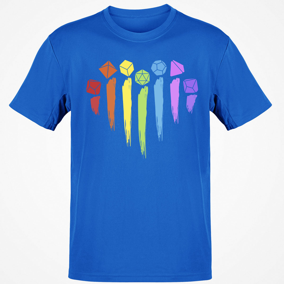 Dice Rainbow Heart Shape T-Shirt