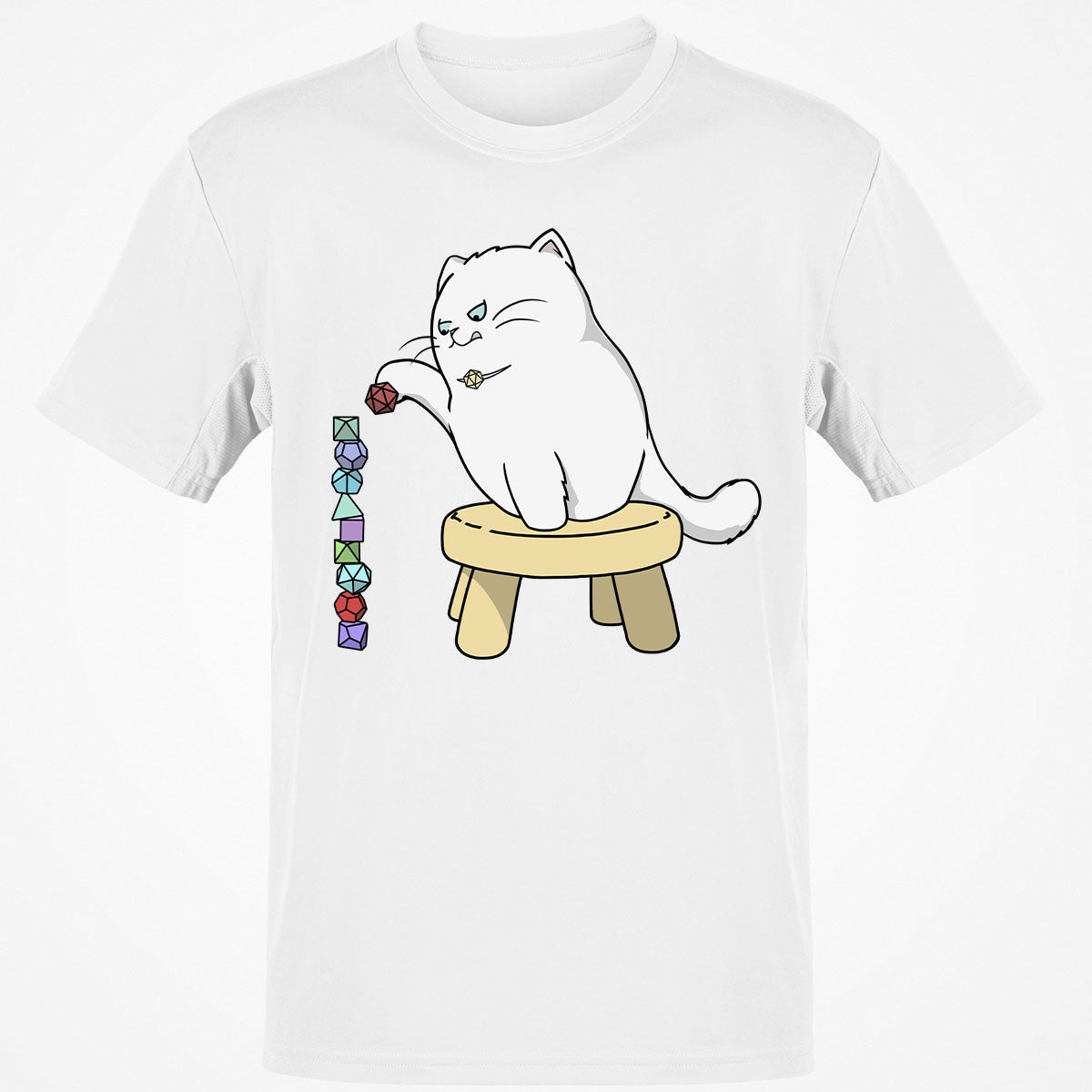 Cat Stacking Dice T-Shirt