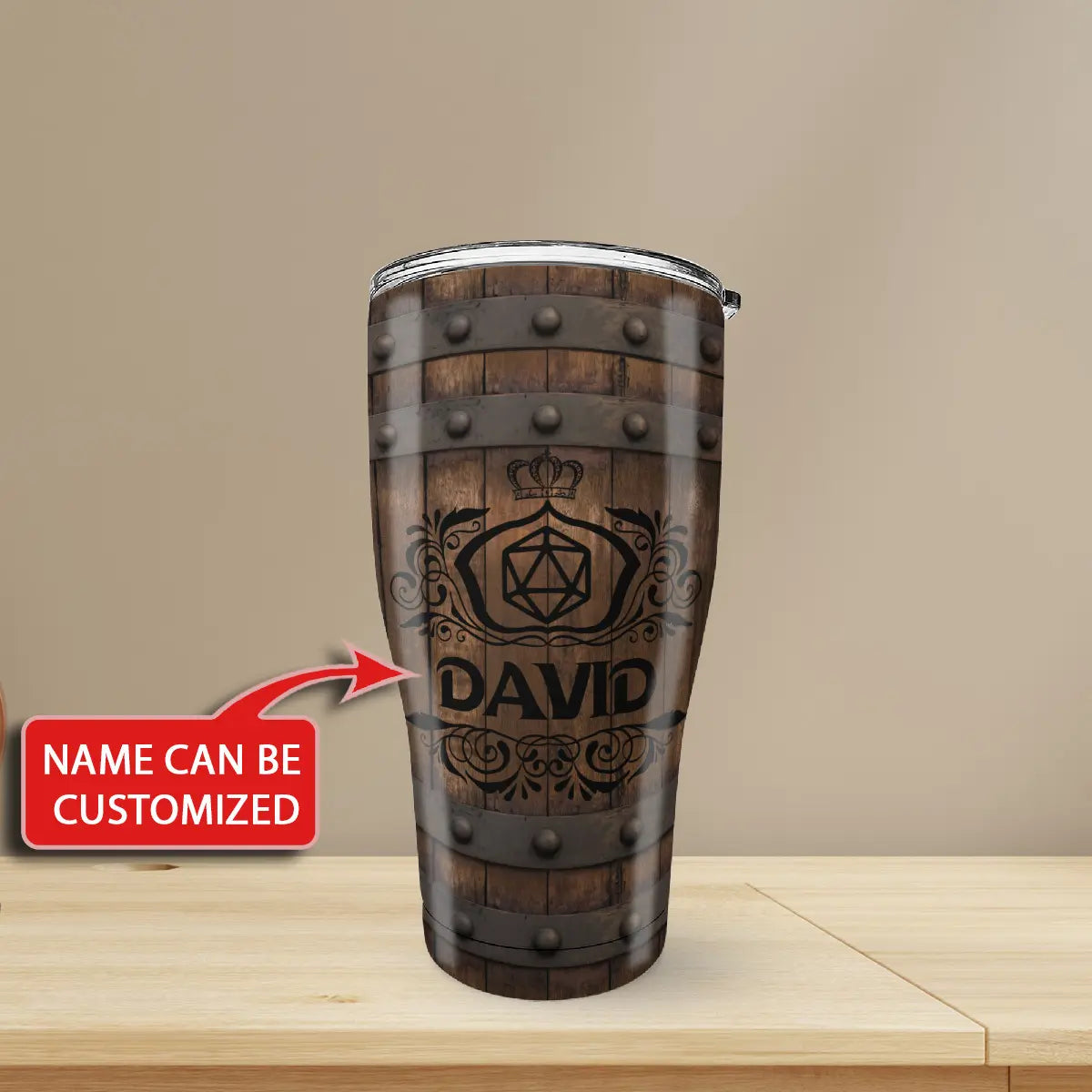 Customized Name RPG Tumbler