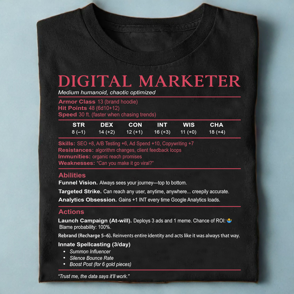 Digital Marketer Stats Classic Unisex T-Shirt