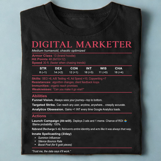Digital Marketer Stats Classic Unisex T-Shirt