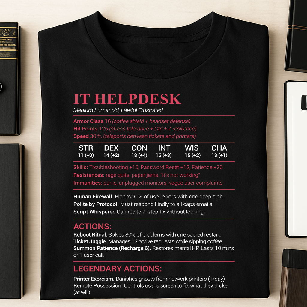 IT Helpdesk Classic Unisex T-Shirt