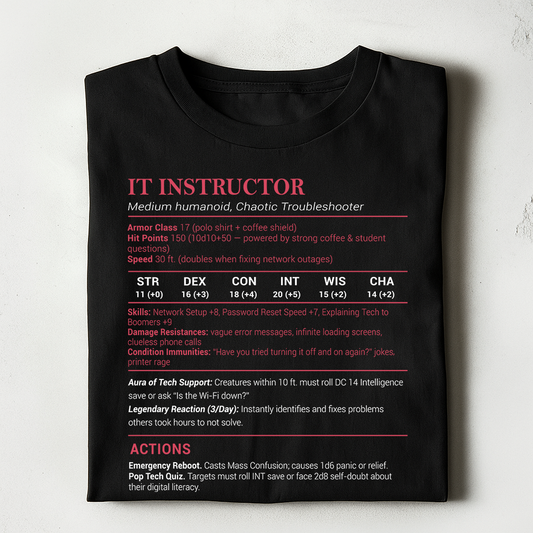 IT Instructor Classic Unisex T-Shirt