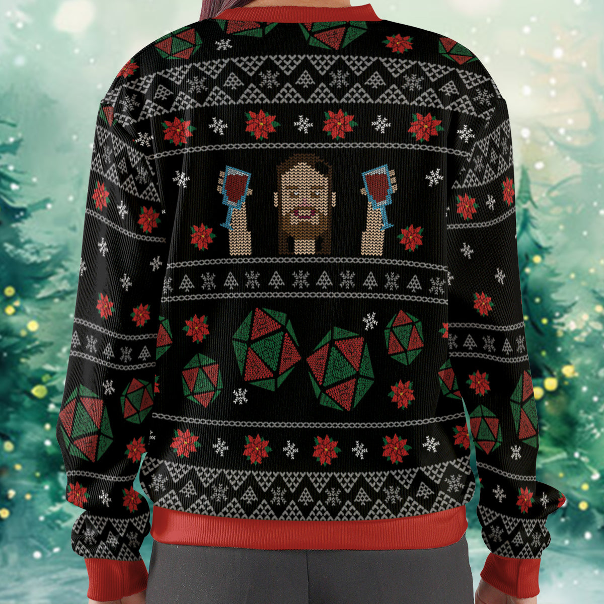 Jesus Saves Ugly Christmas Sweatshirt