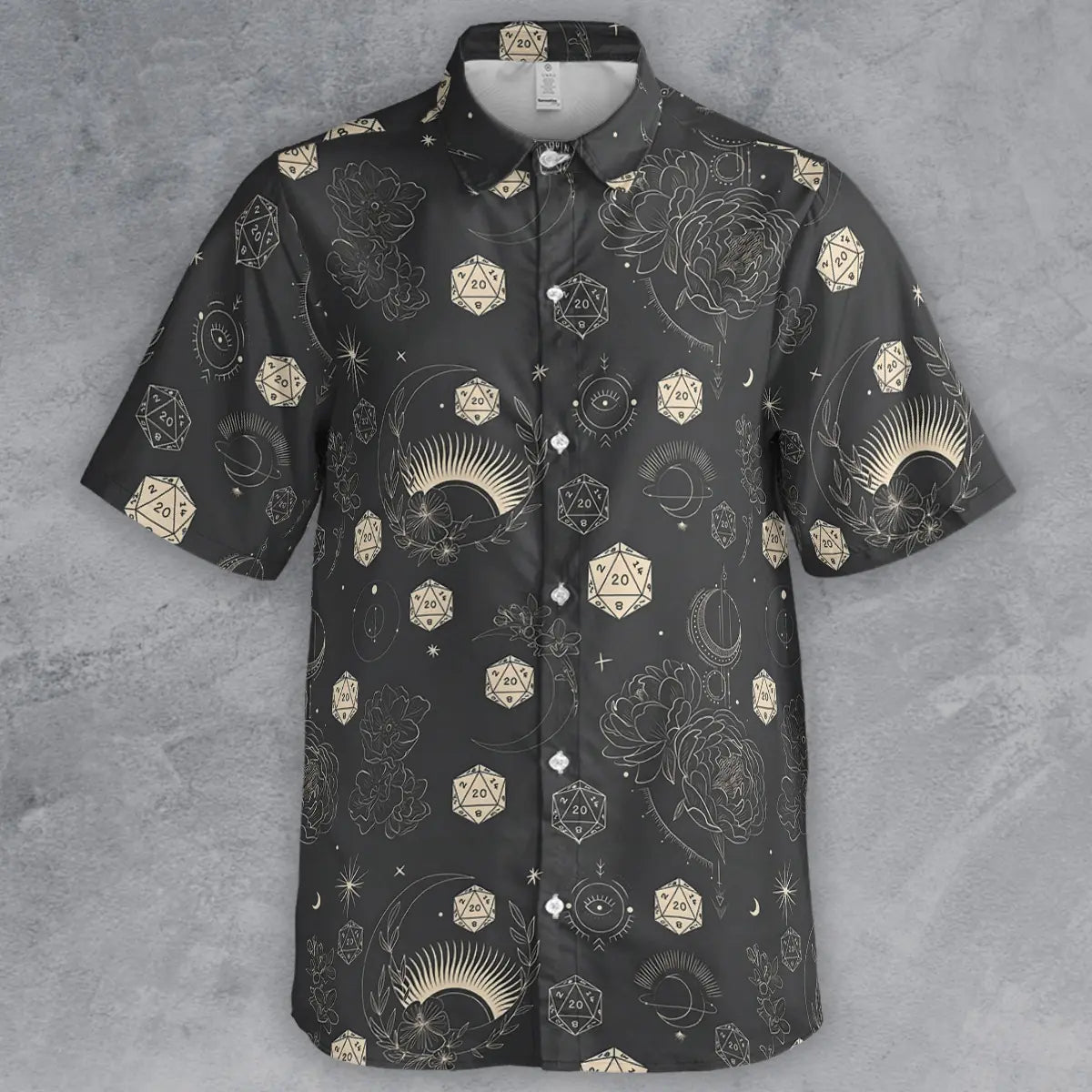 Explosion Dice Button Down Shirt