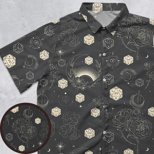 Explosion Dice Button Down Shirt