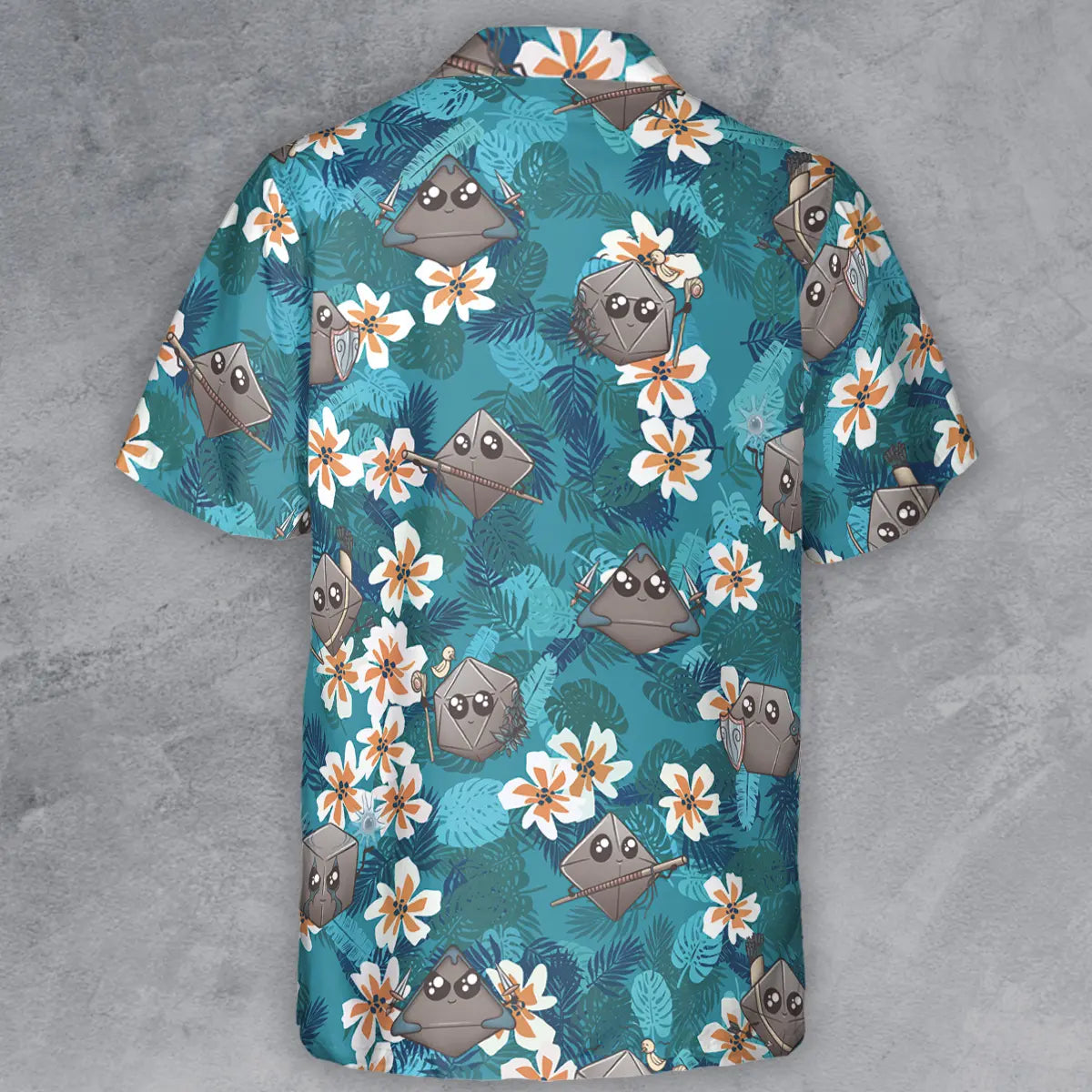 Kawaii Dice Button Down Shirt