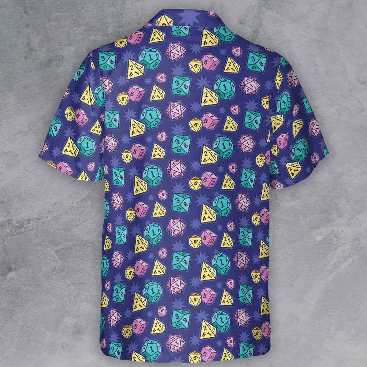 Pixel Dice Button Down Shirt