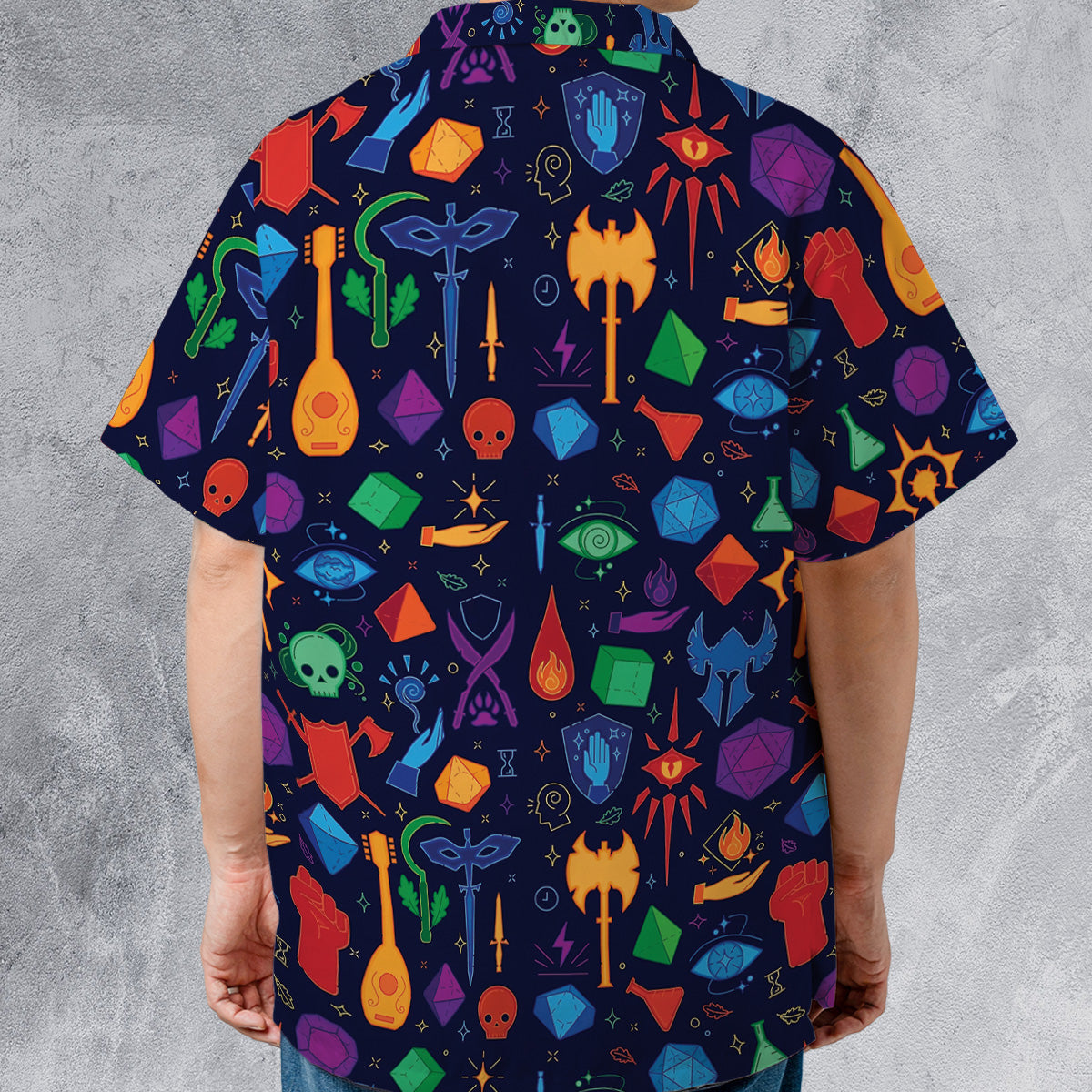 Colorful Dice Hawaiian Shirt