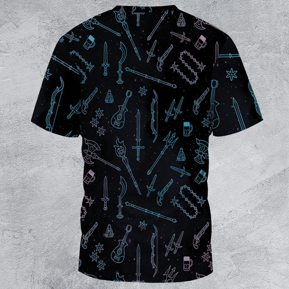 Damage Dealer All-Over Print Unisex T-Shirt
