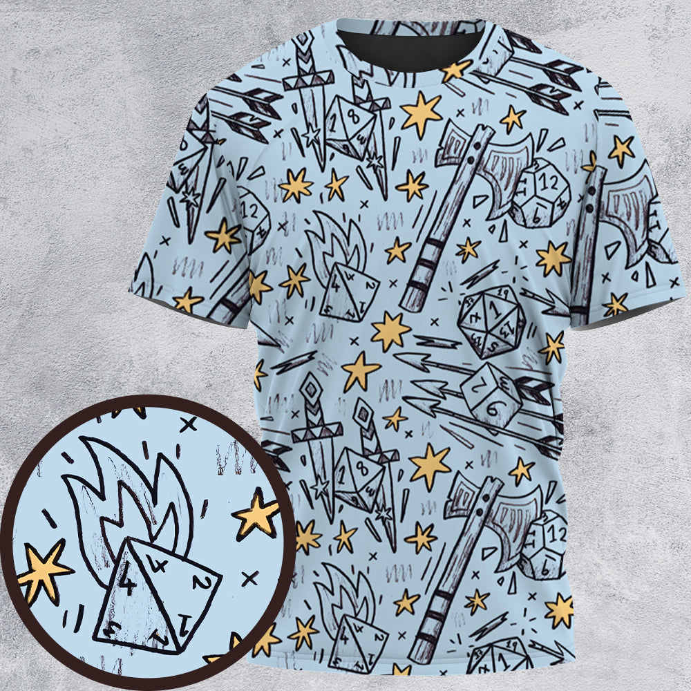 Dice Game All-Over Print Unisex T-Shirt