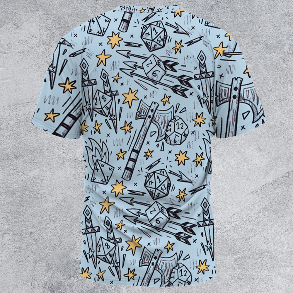 Dice Game All-Over Print Unisex T-Shirt