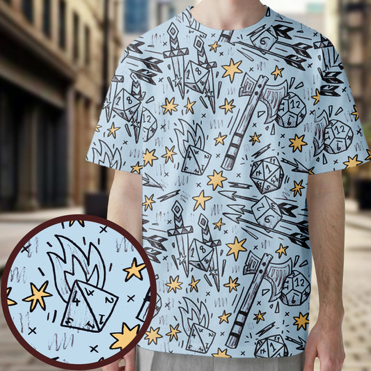 Dice Game All-Over Print Unisex T-Shirt