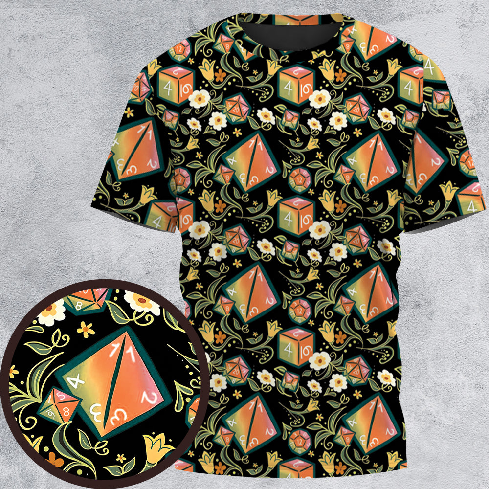 Dice Plant All-Over Print Unisex T-Shirt