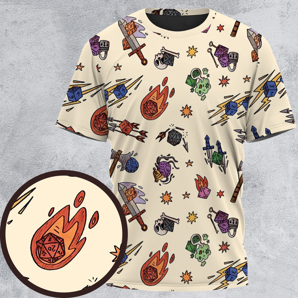 Dice World  All-Over Print Unisex T-Shirt