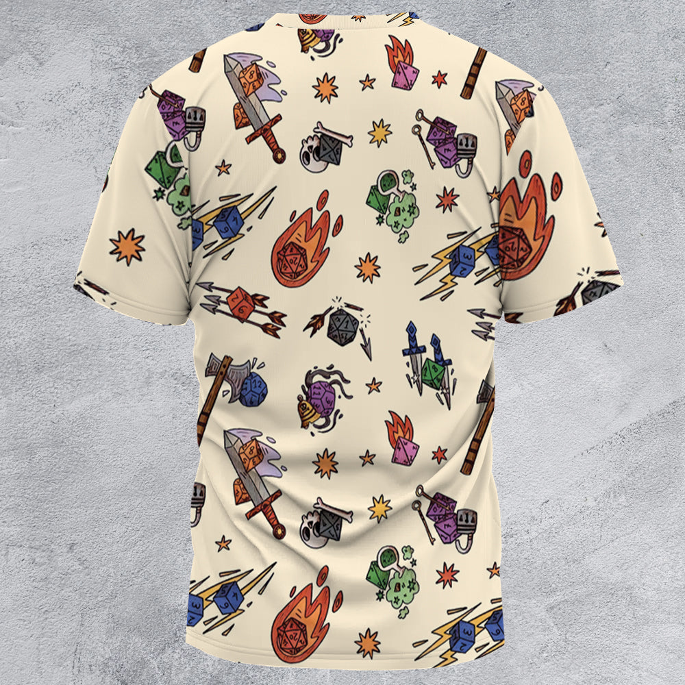 Dice World  All-Over Print Unisex T-Shirt