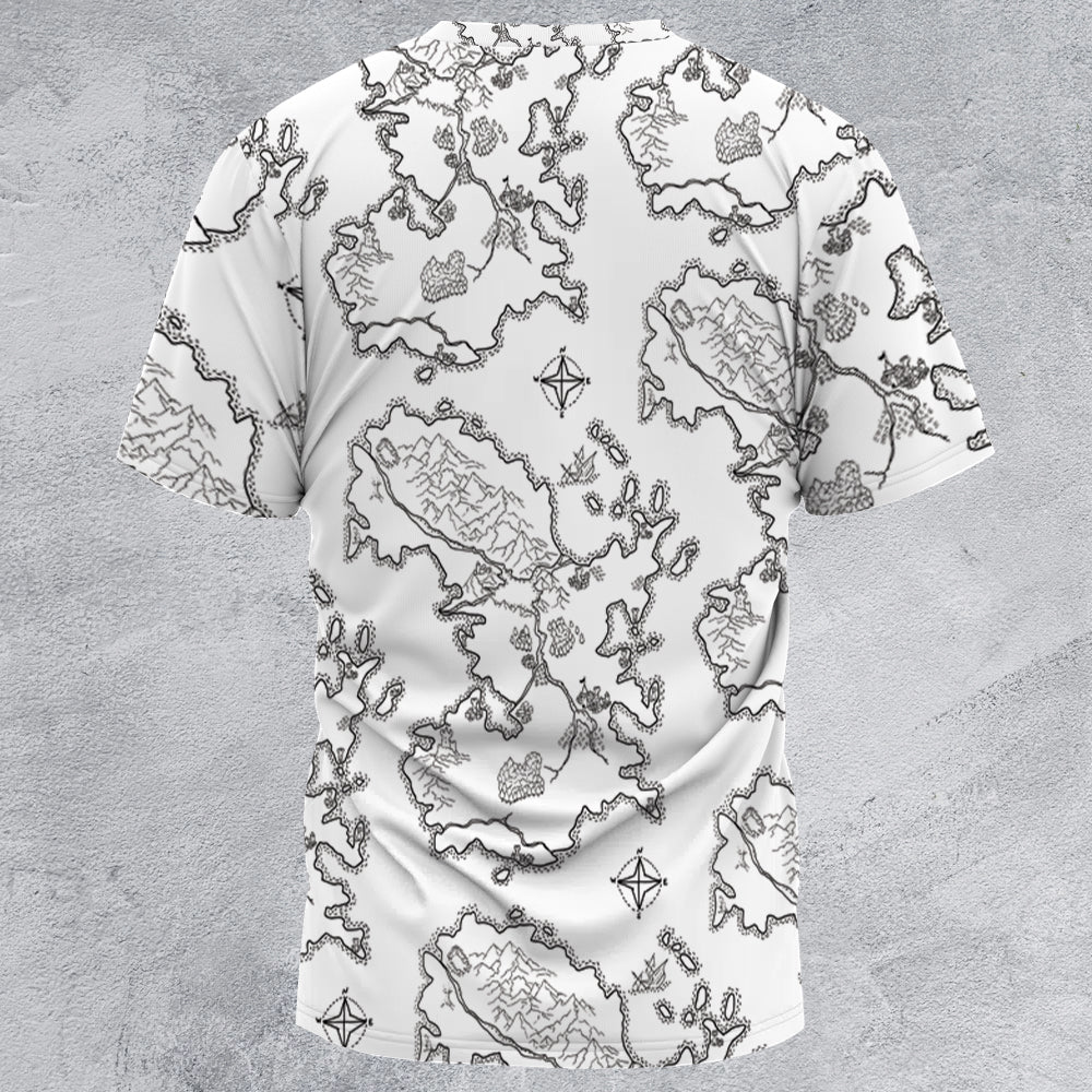 Fantasy Map For RPG All-Over Print Unisex T-Shirt