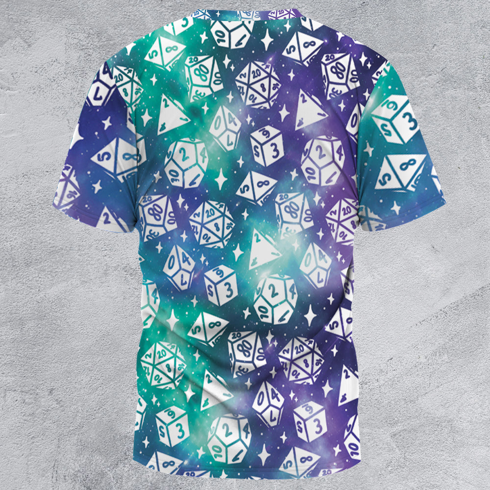 Gamer D20 Dice All-Over Print Unisex T-Shirt