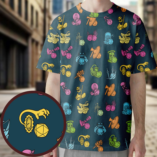 RPG Classes All-Over Print Unisex T-Shirt