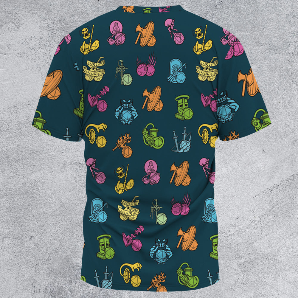 RPG Classes All-Over Print Unisex T-Shirt