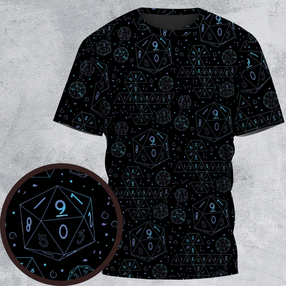 RPG Dice Engineering All-Over Print Unisex T-Shirt