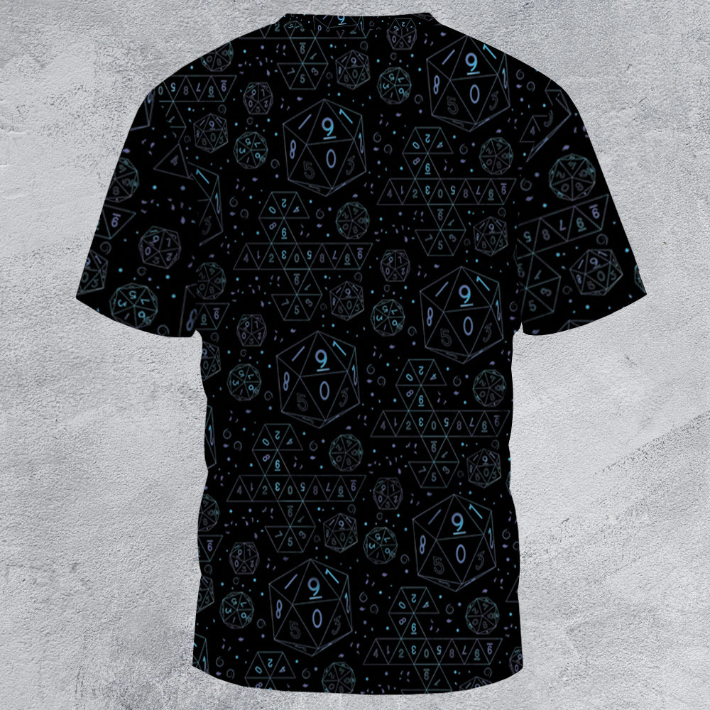 RPG Dice Engineering All-Over Print Unisex T-Shirt