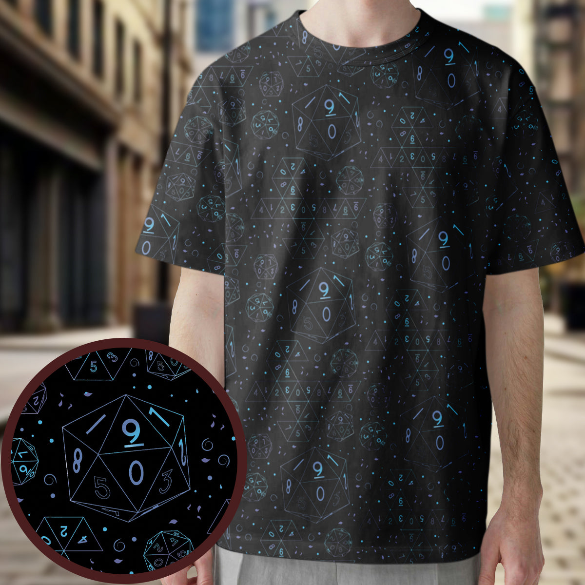 RPG Dice Engineering All-Over Print Unisex T-Shirt