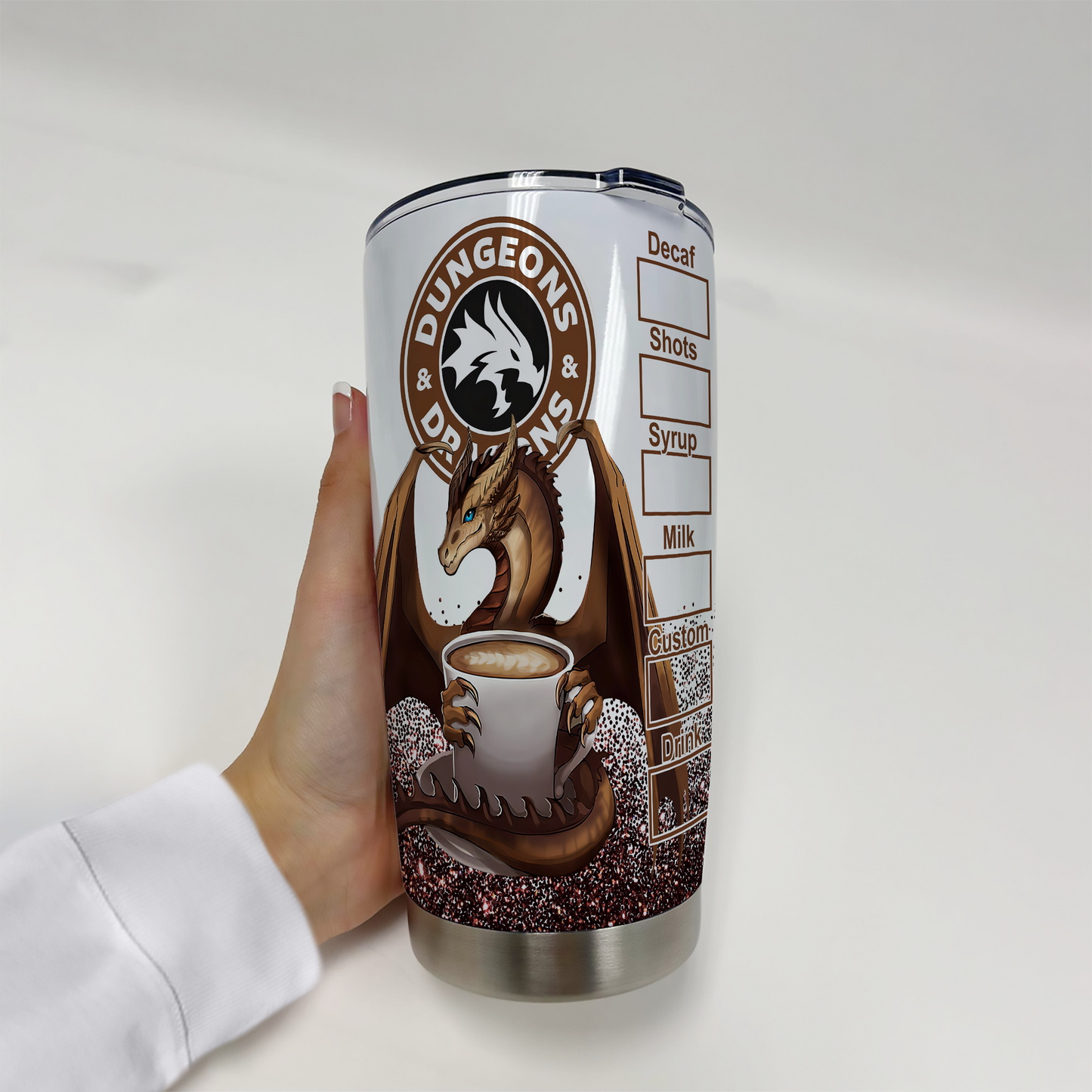 DnD Dragon Coffee Tumbler