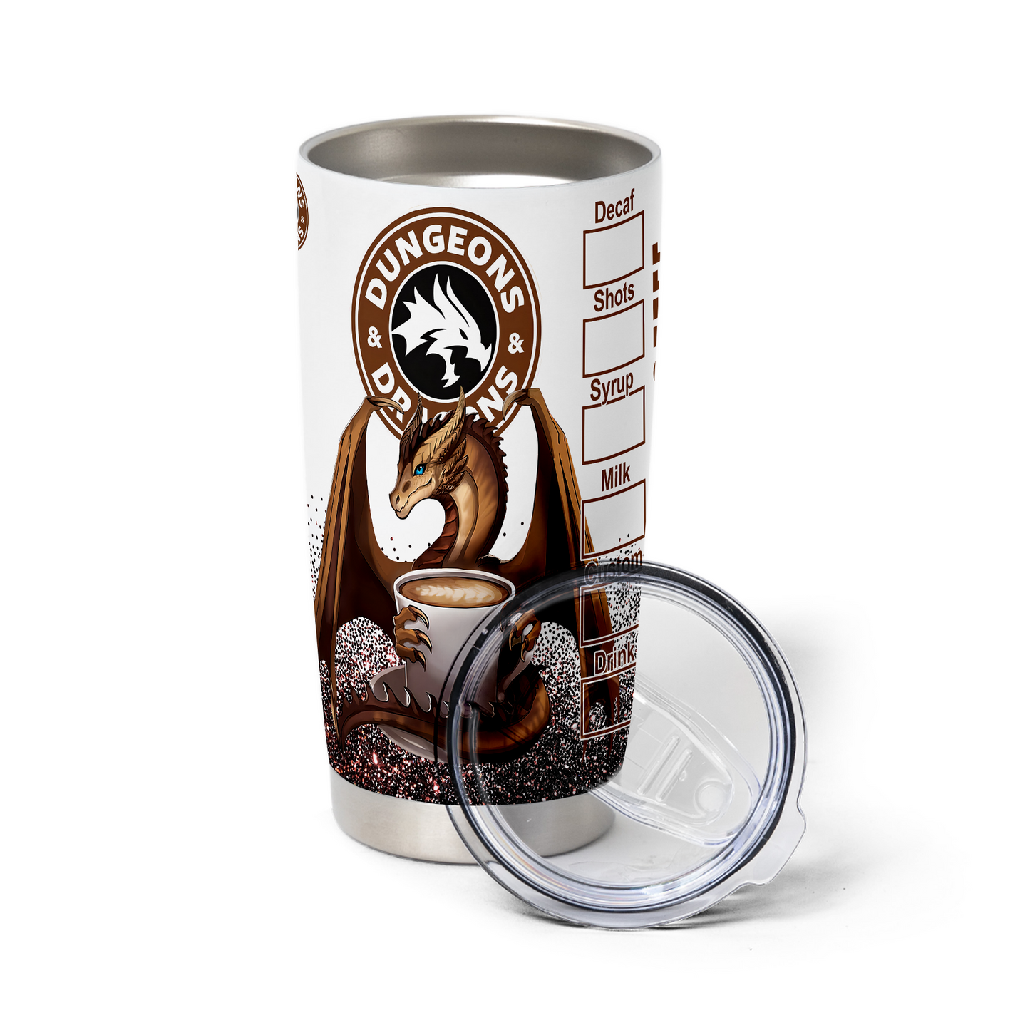 DnD Dragon Coffee Tumbler