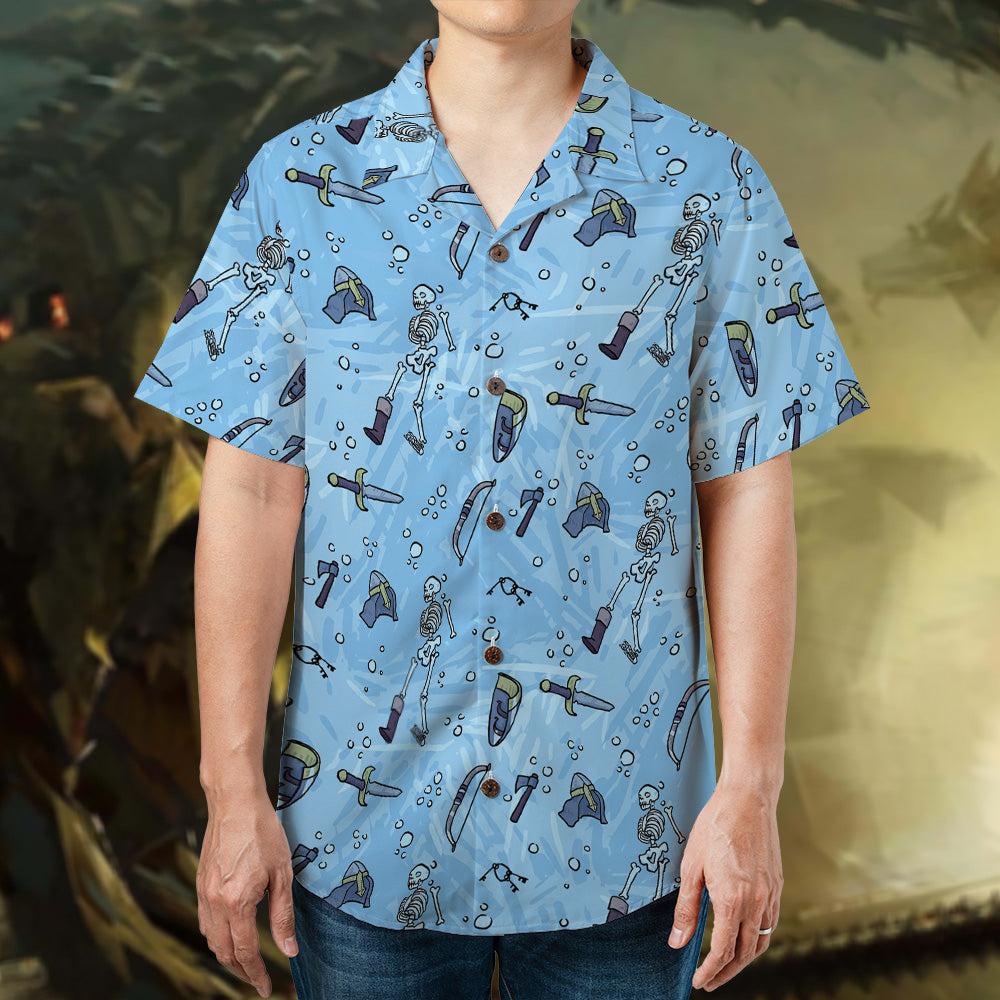 Dead Inside The Cube Hawaiian Shirt