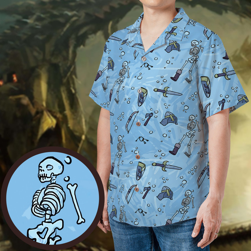 Dead Inside The Cube Hawaiian Shirt