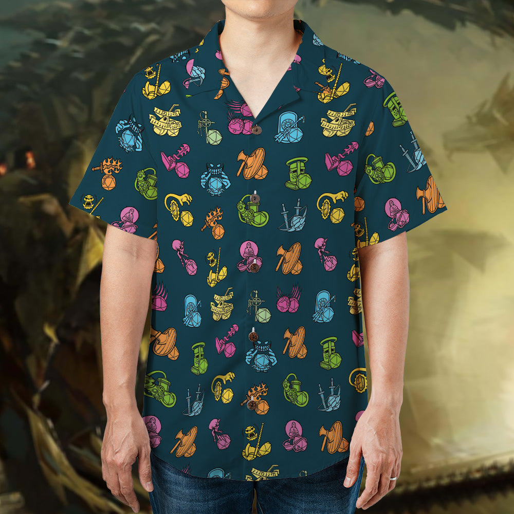 RPG Classes Hawaiian Shirt