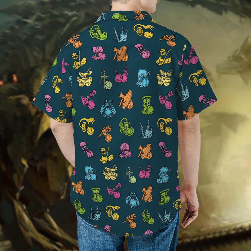 RPG Classes Hawaiian Shirt