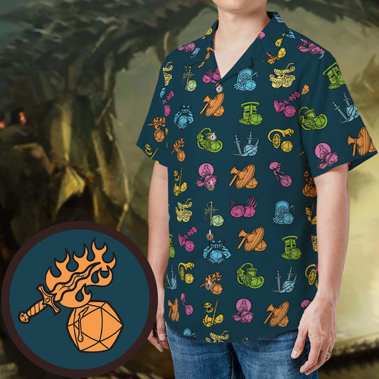 RPG Classes Hawaiian Shirt