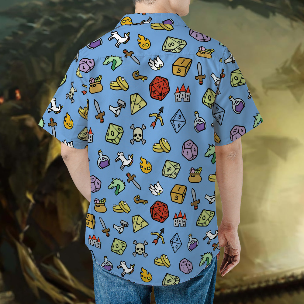 Fantasy Icon RPG Hawaiian Shirt