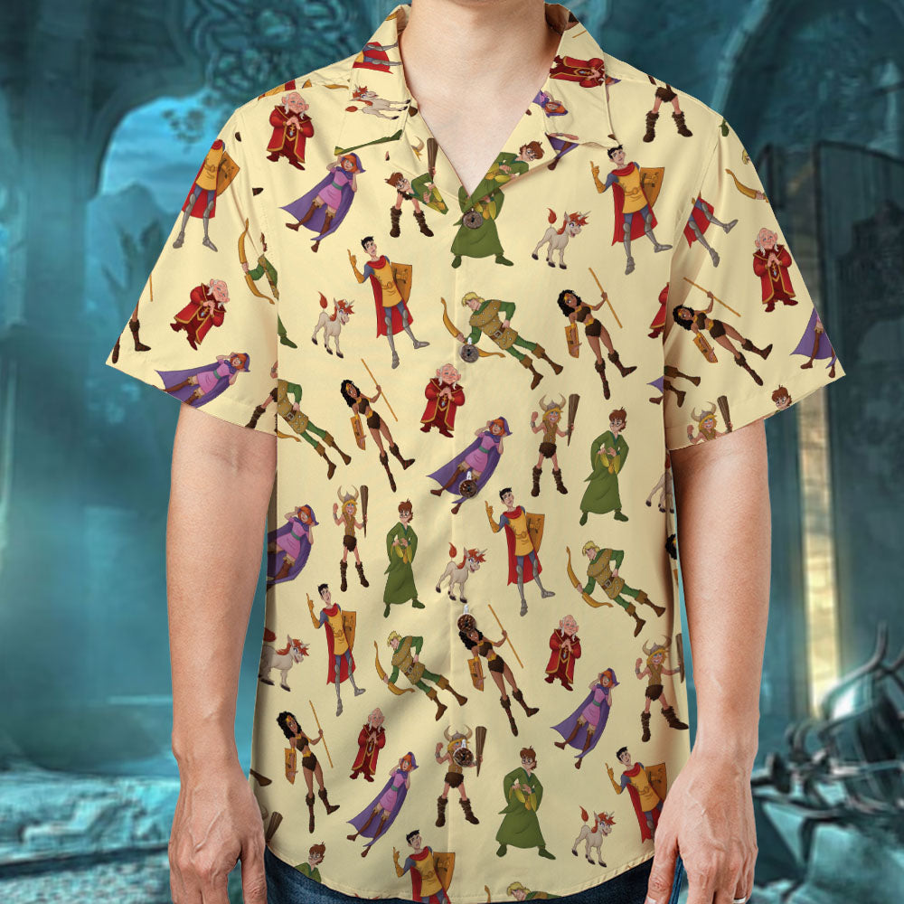 RPG Characters Hawaiian Shirt