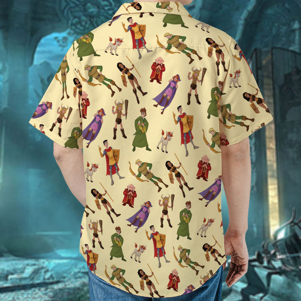 RPG Characters Hawaiian Shirt