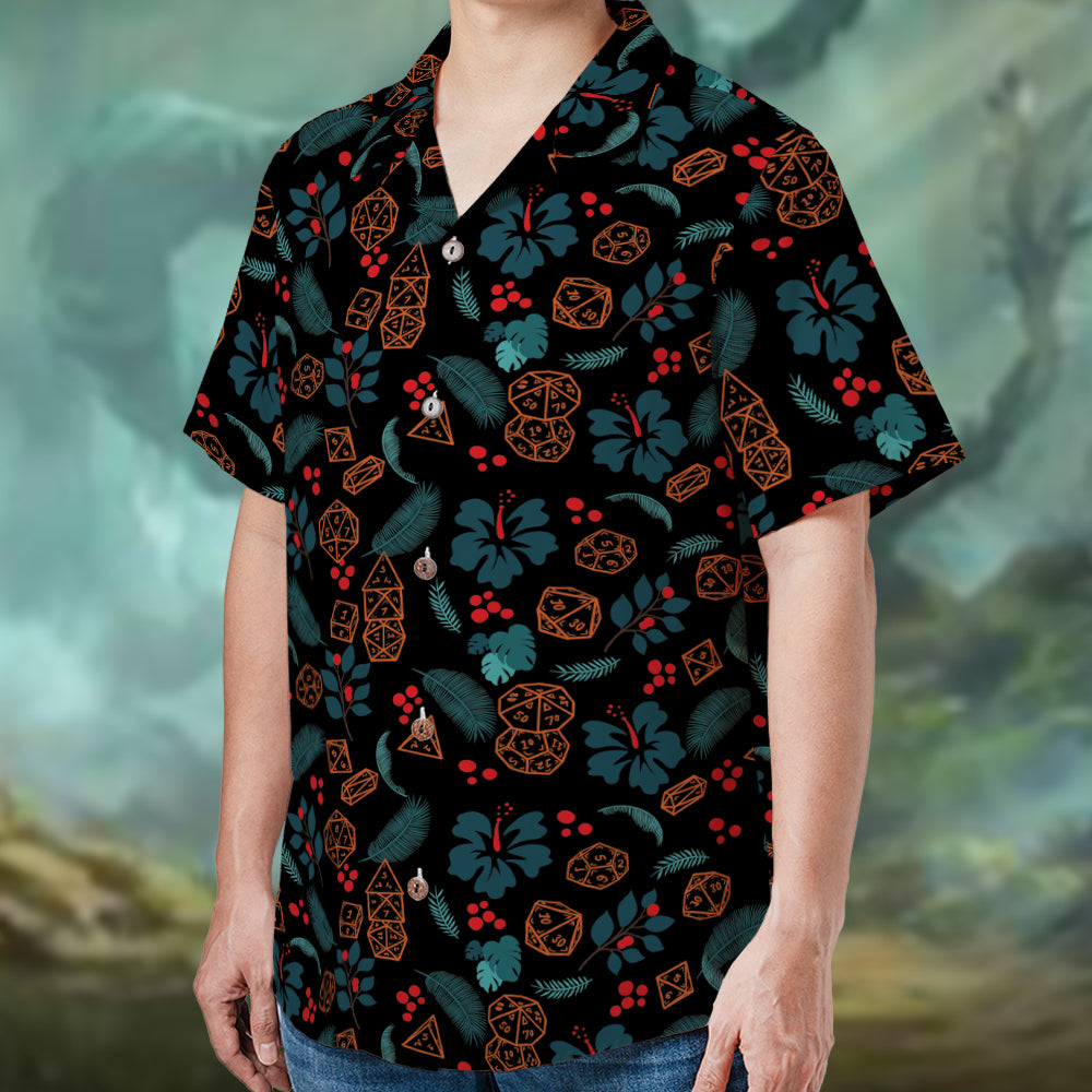 Floral Dice Hawaiian Shirt