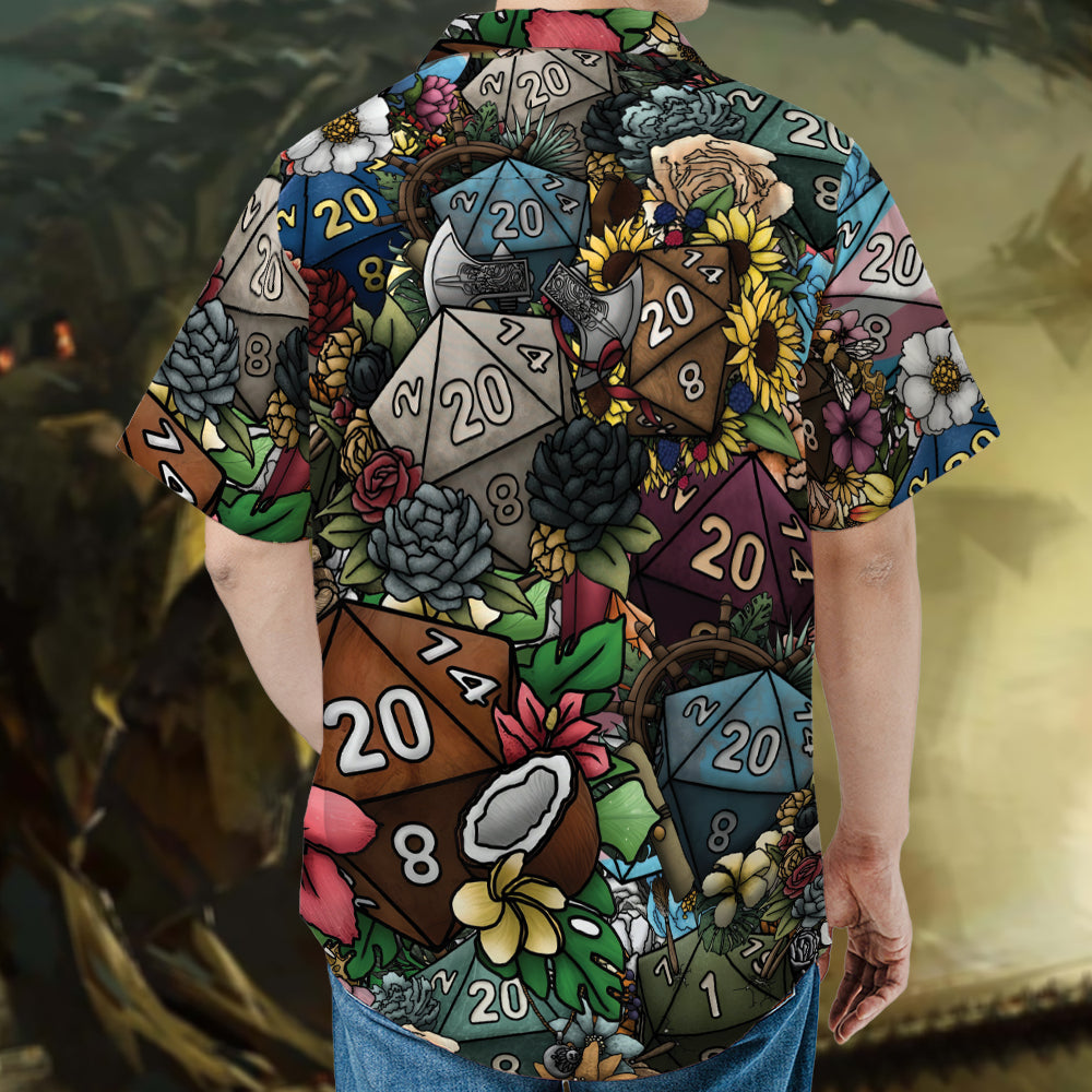 Flower Dice Hawaiian Shirt