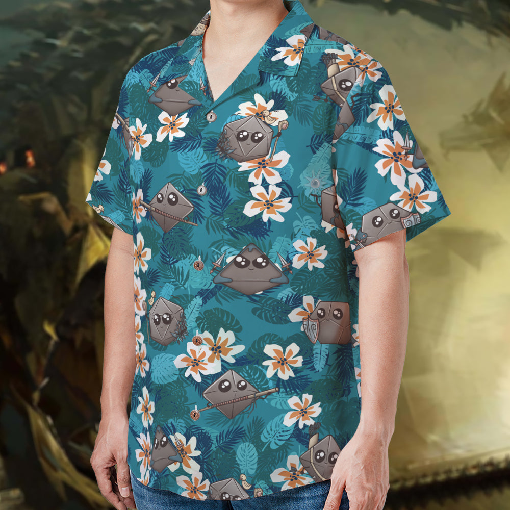 Kawaii Dice Hawaiian Shirt