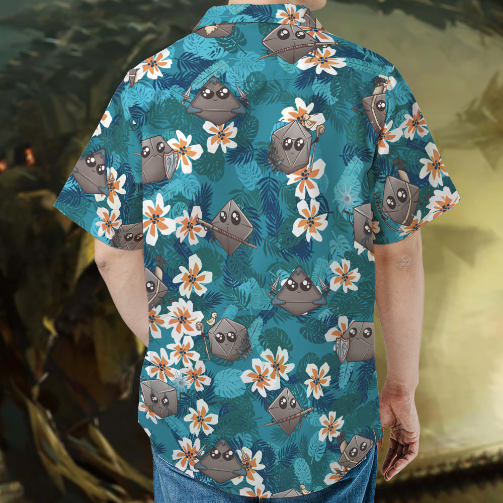 Kawaii Dice Hawaiian Shirt