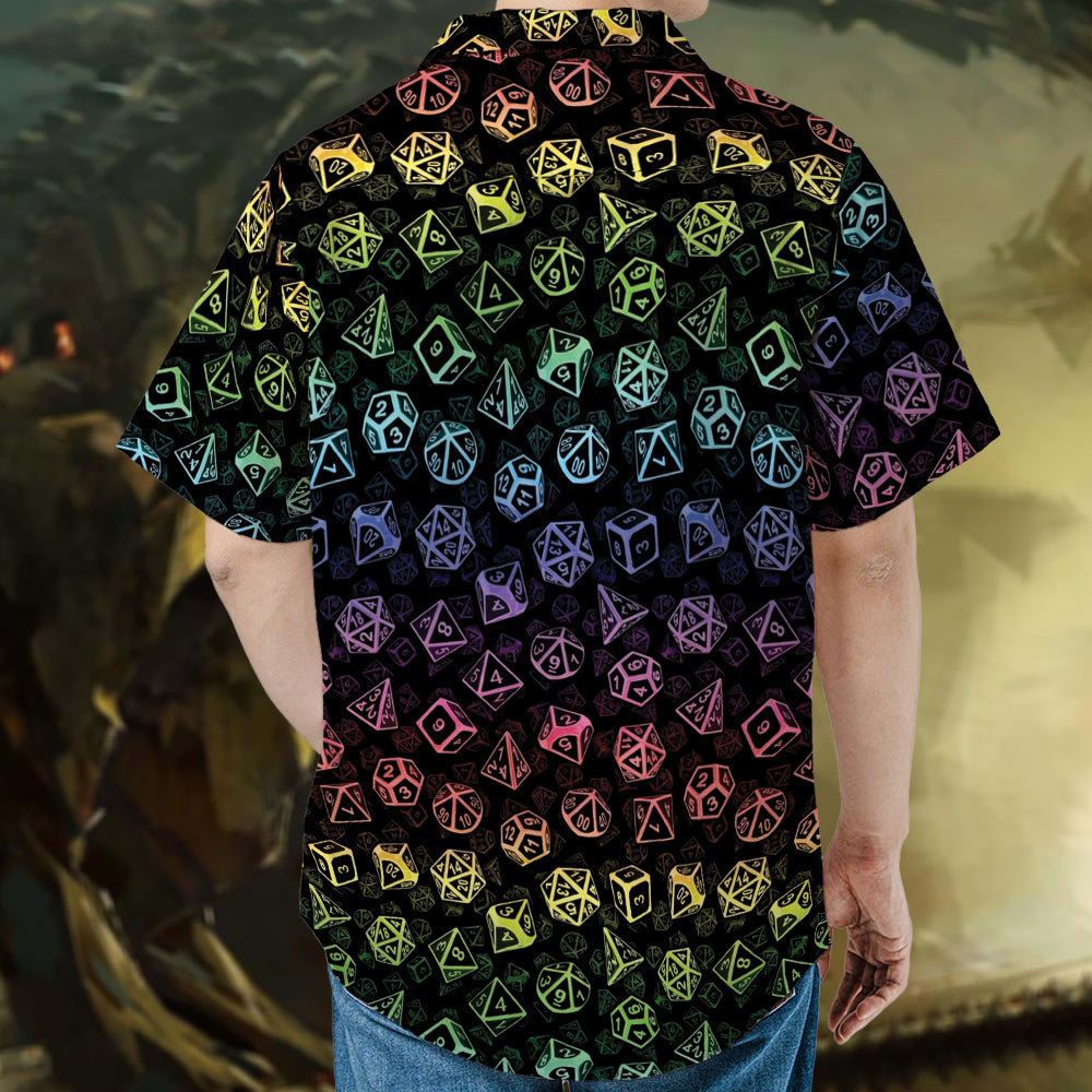 Classic Rainbow Dice Hawaiian Shirt