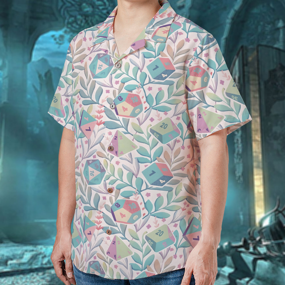 Soft Flower Dice Hawaiian Shirt